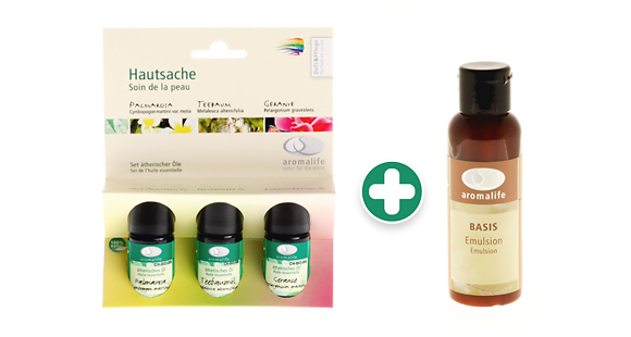 Aromalife Set «Hautsache» (inkl. BASIS Emulsion)