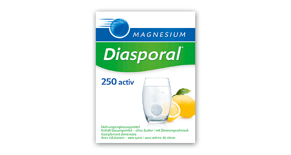 Magnesium-Diasporal activ 250mg, 20 Brausetabletten Citro