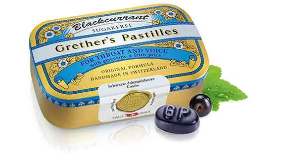 Grether's Pastilles Blackcurrant zuckerfrei