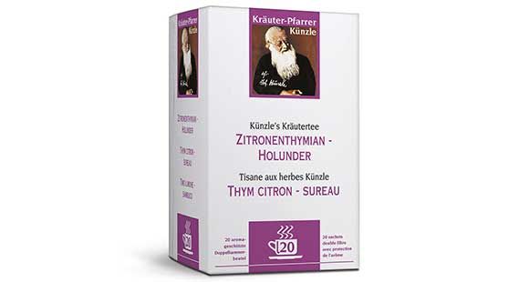 Künzle`s Kräutertee Zitronenthymian-Holunder