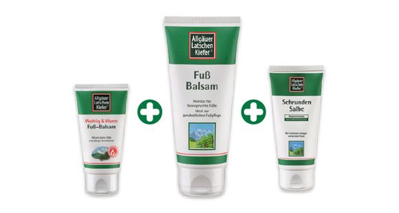 Allgäuer Latschenkiefer Fusspflege-Set