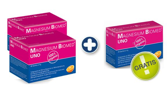 Magnesium Biomed UNO Trinkgranulat-Set