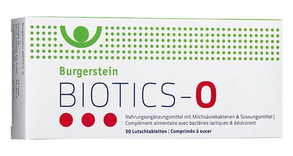 BURGERSTEIN Biotics-O Lutschtabletten