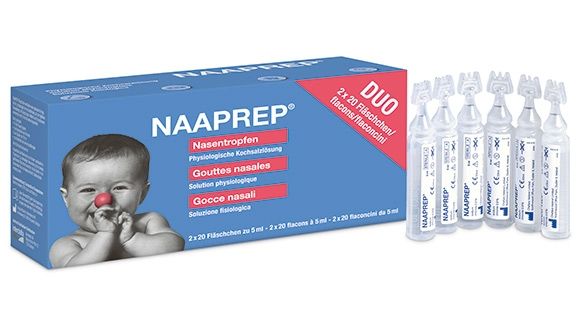 NAAPREP Nasentropfen (2x 20 Fläschchen à 5 ml)