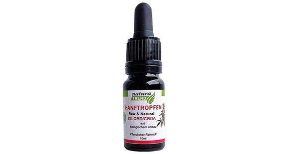 naturatrend Bio-Hanftropfen mit 8% CBD