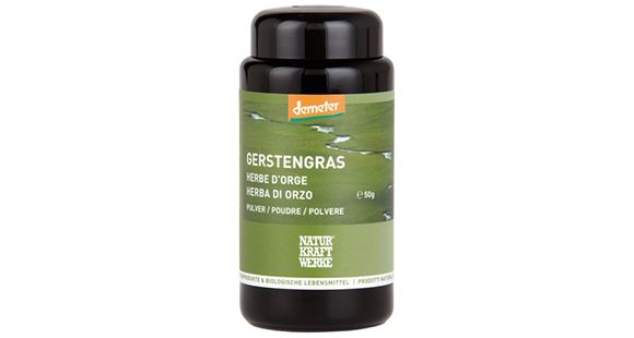 Naturkraftwerke Gerstengras Demeter Pulver
