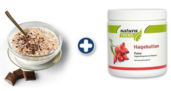 newdiet Müsli Paket (Schoko-Müsli + Hagebuttenpulver)