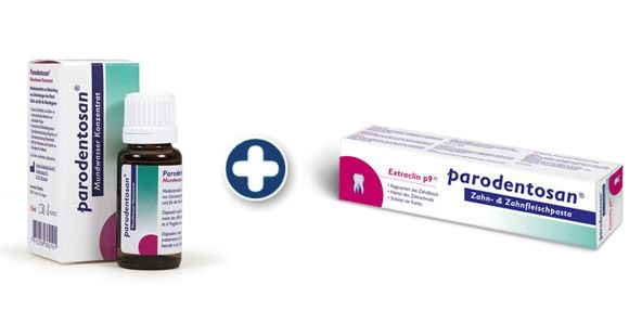 Parodentosan Set Mundwasser Konzentrat + Zahnpasta