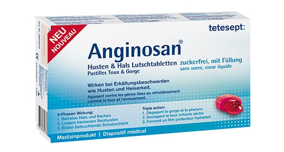 tetesept Anginosan Husten & Hals Lutschtabletten