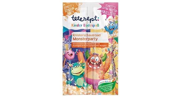tetesept Kinder Knisterschaumbad Monsterpary