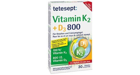 tetesept Vitamin K2 + D3 800