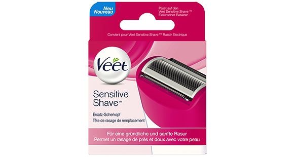 Veet Sensitive Shave Elektrischer Rasierer Ersatz-Scherkopf
