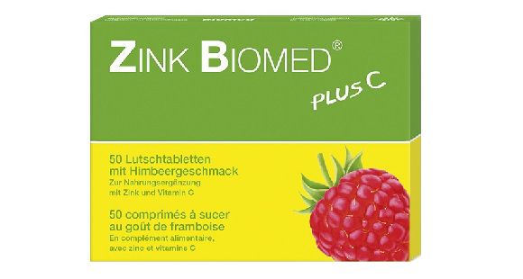 Zink Biomed plus C, Himbeere