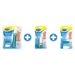 Scholl Velvet Smooth elektronisches Nagelpflegesystem - Komplettset inkl. 1 Nagelpflegeöl gratis
