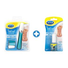Scholl Velvet Smooth elektronisches Nagelpflegesystem - Kombiset mit Nagelpflegeöl